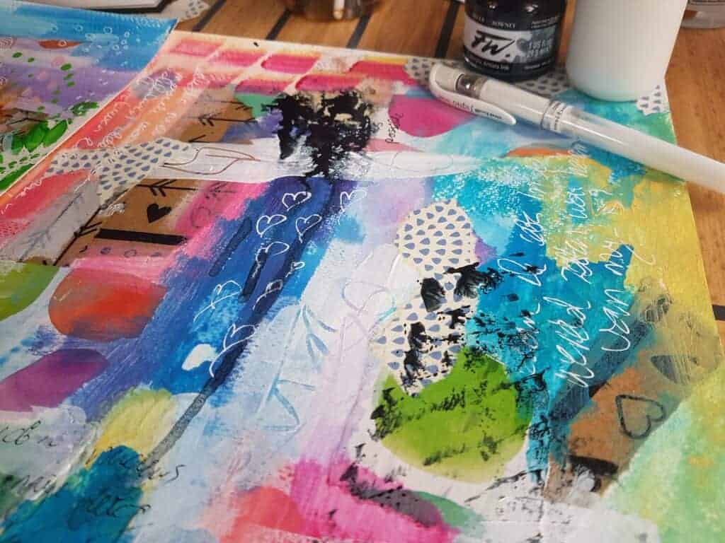 Creatieve workshop vriendinnen - voorbeeld