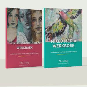 Portretschilderen Werkboek + Mixed Media Werkboek bundel